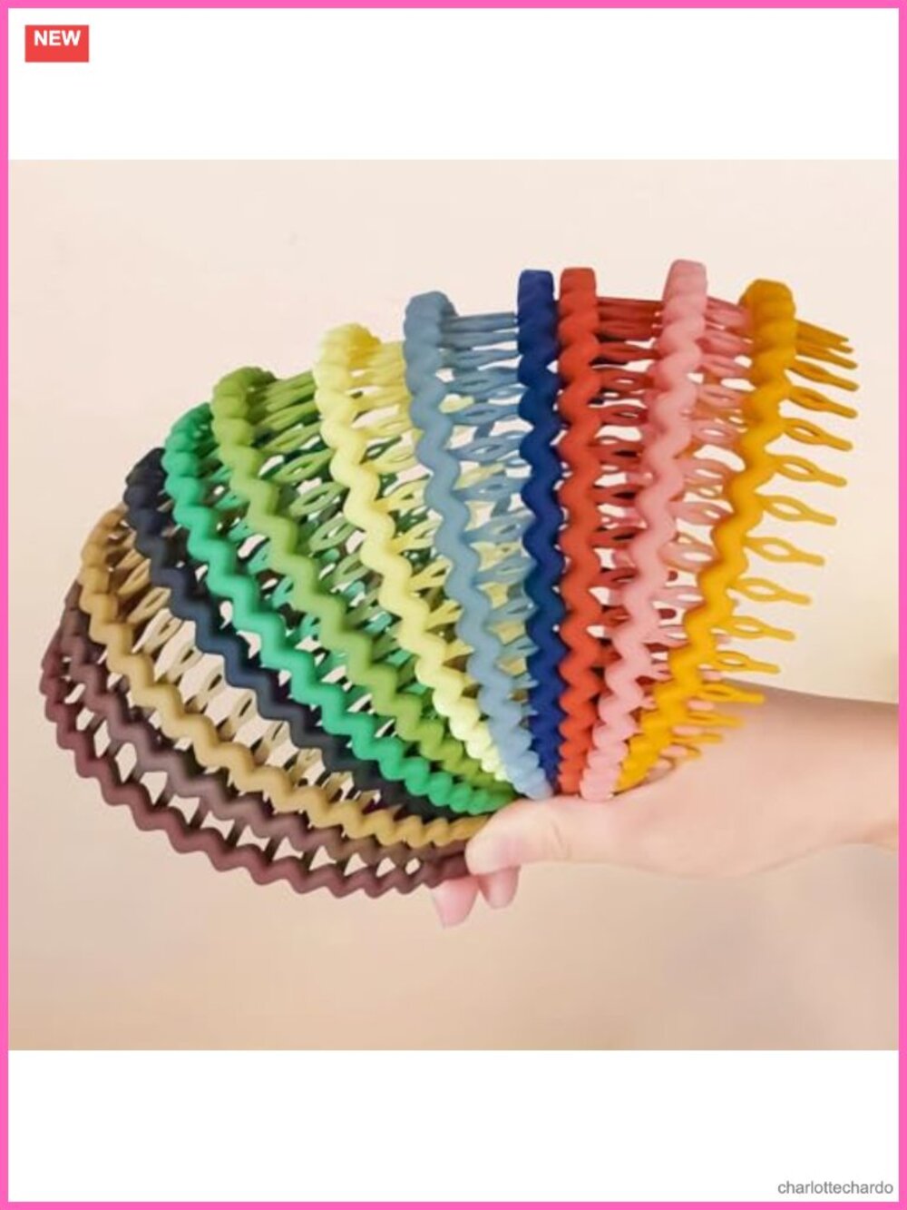 12 Pack Skinny Plastic Headbands Non-Slip Hair Accessories for Women Teens